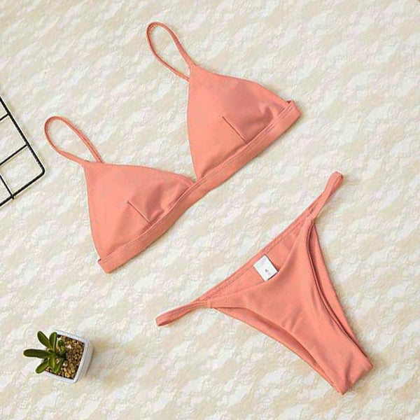 Biquíni Feminino Aurora Frente Única Poliamida e Elastano Moda Praia Verão - Miss Bella Store - Miss Bella Store