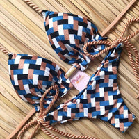 Biquíni Feminino Cancun Estampa 3D Amarração Lateral - Miss Bella Store - Miss Bella Store