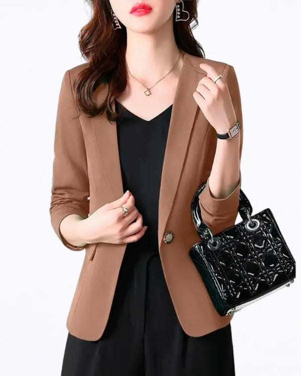 Blazer Feminino Corte Social Ajustado - Miss Bella Store - Miss Bella Store