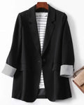 Blazer Feminino Cotton Plus Elegance - Miss Bella Store - Miss Bella Store