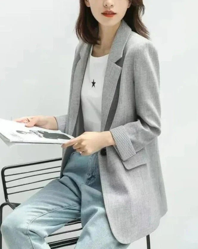 Blazer Feminino Cotton Plus Elegance - Miss Bella Store - Miss Bella Store