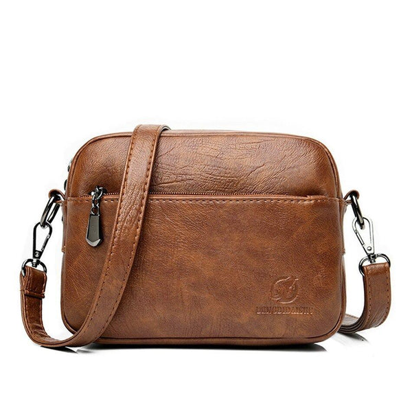 Bolsa Feminina Crossbody Casual em Couro Ecológico - Miss Bella Store - Miss Bella Store