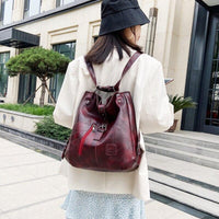 Bolsa Feminina Multifuncional Vintage Diversos Compartimentos Espaçosa Leve e Macia - Miss Bella Store - Miss Bella Store