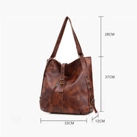 Bolsa Feminina Multifuncional Vintage Diversos Compartimentos Espaçosa Leve e Macia - Miss Bella Store - Miss Bella Store