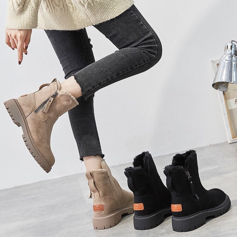 Bota Feminina Aveludada Snow - Miss Bella Store - Miss Bella Store