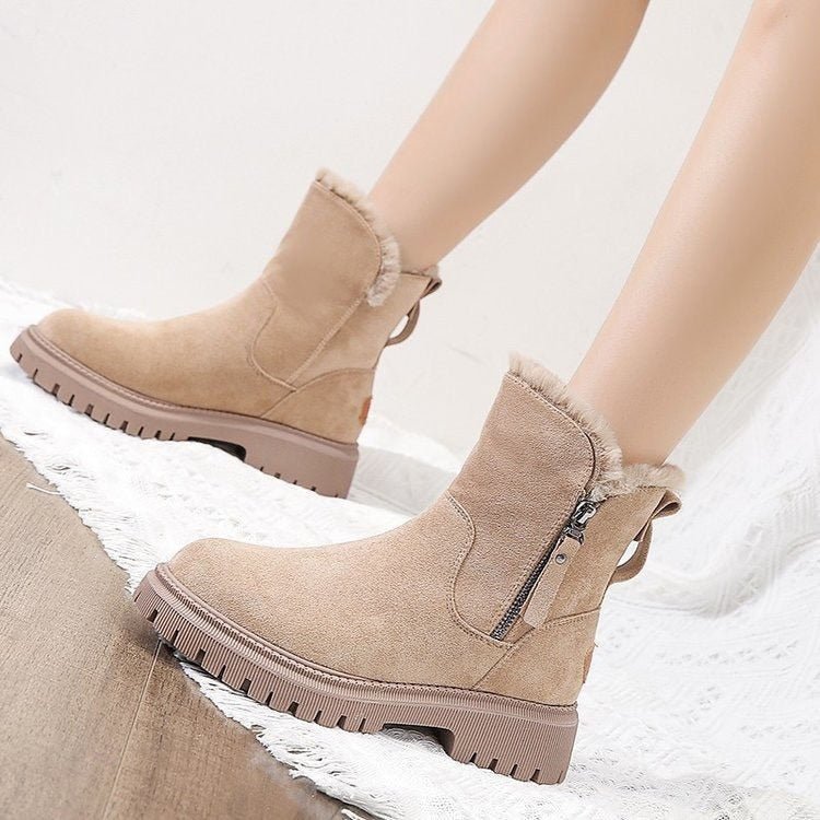 Bota Feminina Aveludada Snow - Miss Bella Store - Miss Bella Store