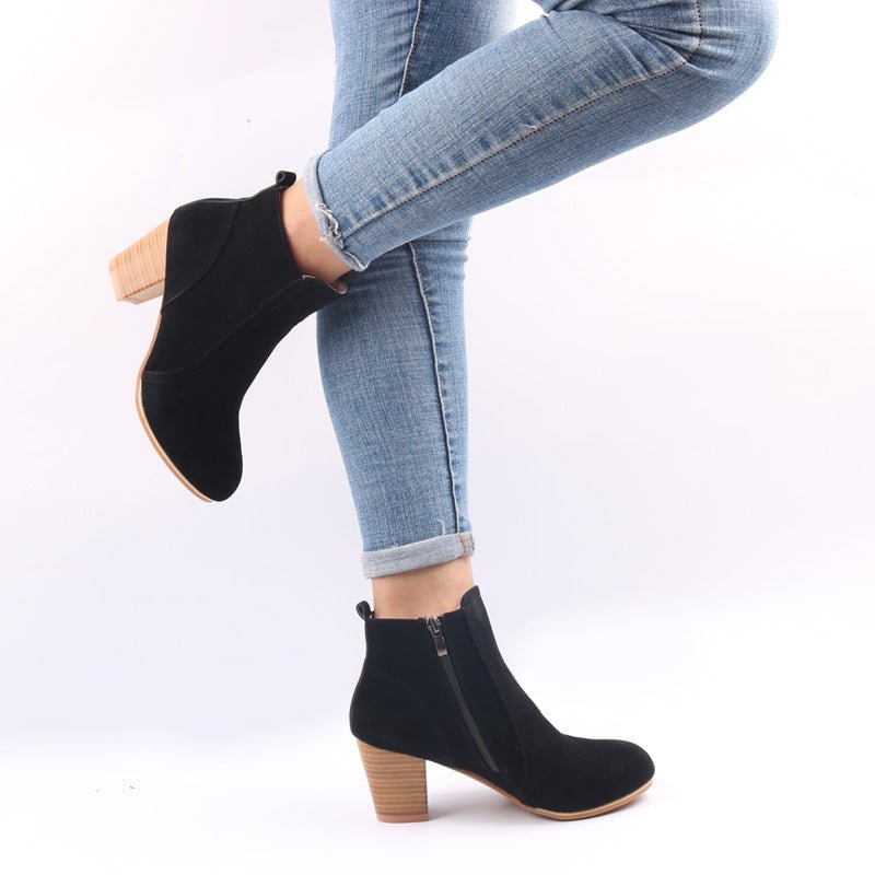 Bota Feminina Camurça Alianz - Miss Bella Store - Miss Bella Store