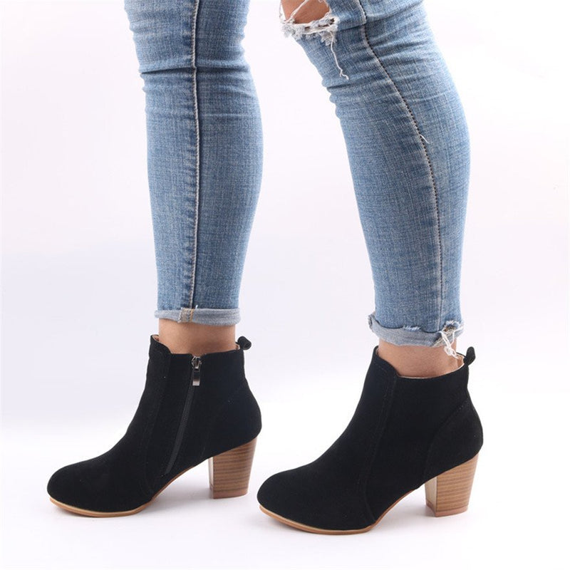 Bota Feminina Camurça Alianz - Miss Bella Store - Miss Bella Store