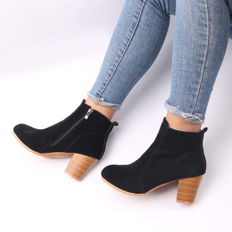 Bota Feminina Camurça Alianz - Miss Bella Store - Miss Bella Store