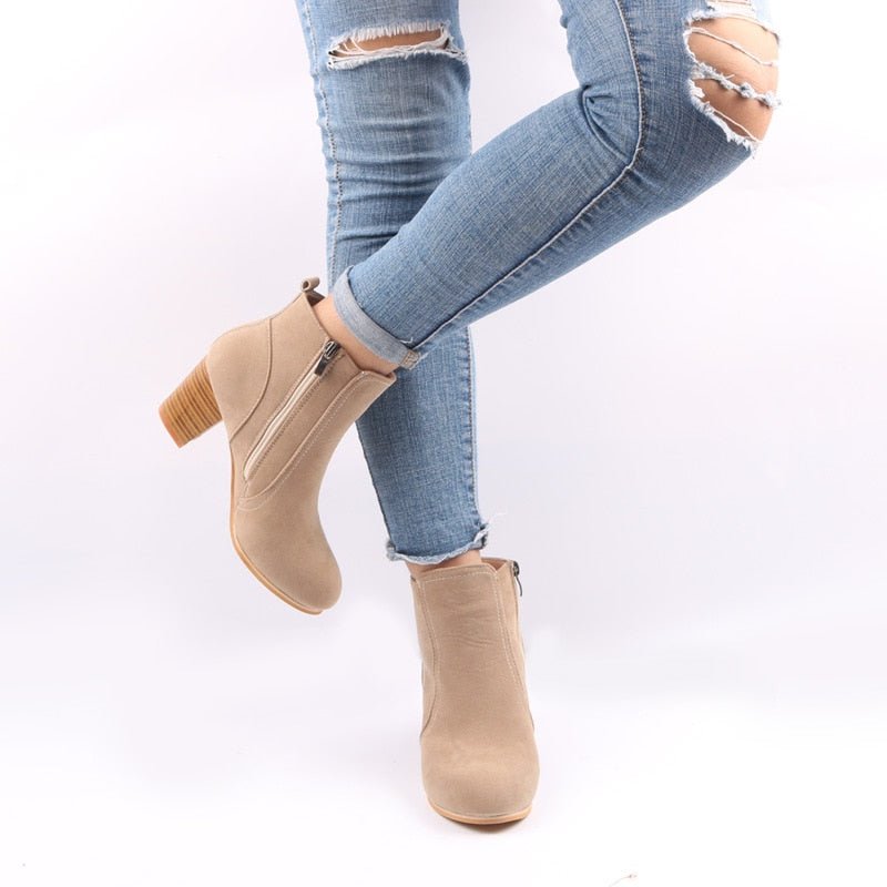 Bota Feminina Camurça Alianz - Miss Bella Store - Miss Bella Store