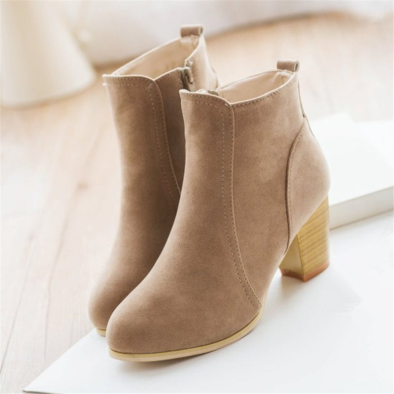 Bota Feminina Camurça Alianz - Miss Bella Store - Miss Bella Store