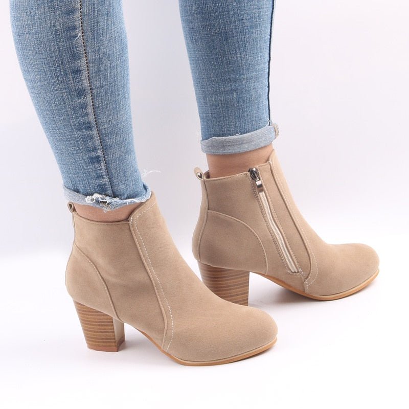 Bota Feminina Camurça Alianz - Miss Bella Store - Miss Bella Store