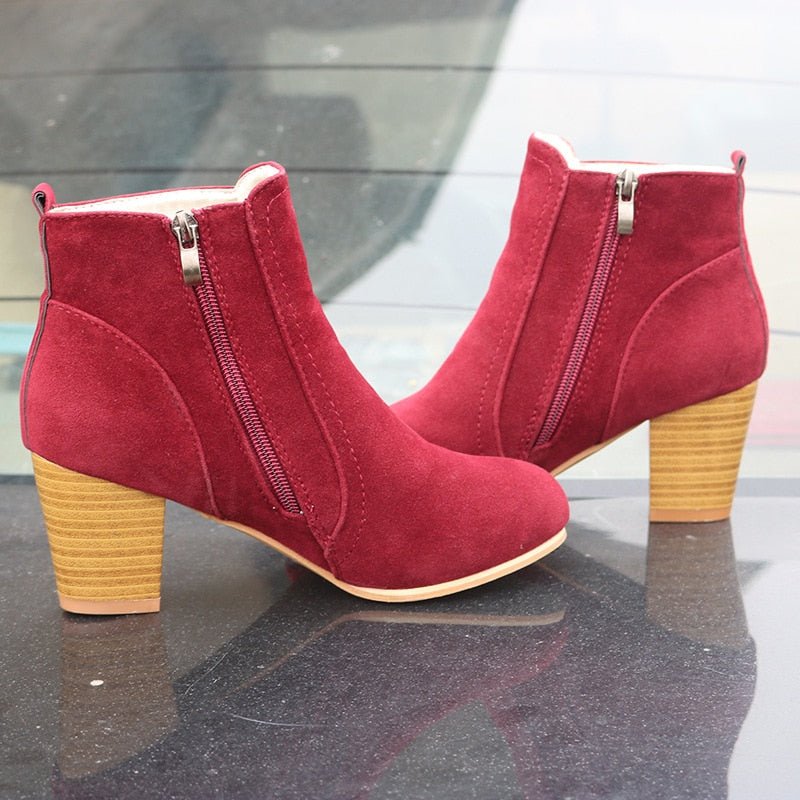 Bota Feminina Camurça Alianz - Miss Bella Store - Miss Bella Store