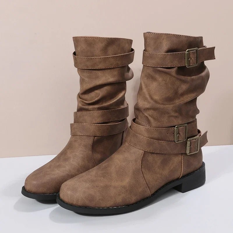 Bota Feminina de Camurça Joana - Miss Bella Store - Miss Bella Store