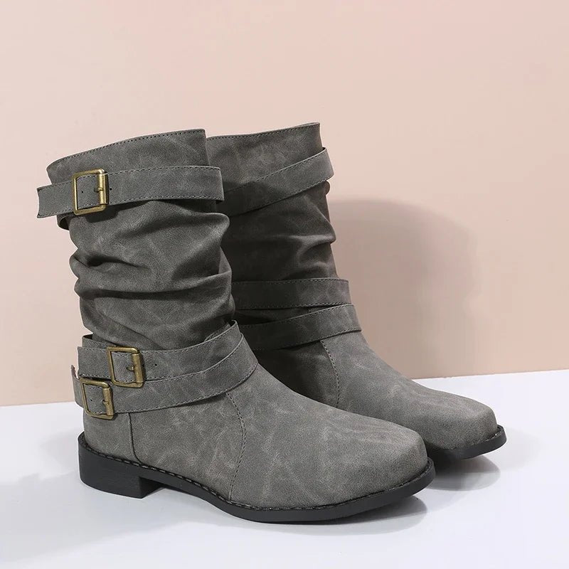 Bota Feminina de Camurça Joana - Miss Bella Store - Miss Bella Store