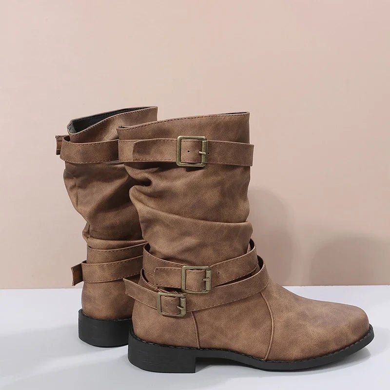 Bota Feminina de Camurça Joana - Miss Bella Store - Miss Bella Store