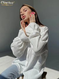 Camisa Feminina Beatriz com Detalhe no Punho - Miss Bella Store - Miss Bella Store