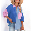 Camisa Feminina Jaque Color com Bolso Lateral - Miss Bella Store - Miss Bella Store