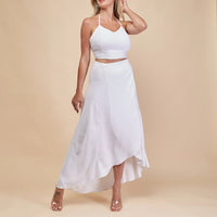 Conjunto Cropped E Saia Envelope Moda Feminina - Miss Bella Store - Miss Bella Store