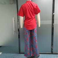 Conjunto Feminino Aila com Calça Estampada e Blusa - Miss Bella Store - Miss Bella Store