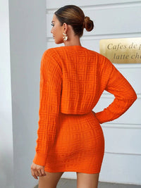 Conjunto Feminino Tereza Saia e Cropped Manga Longa - Miss Bella Store - Miss Bella Store