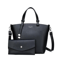 Kit Bolsa Feminina Aquarela [Pague 1 e Leve 2] - Bolsa e Clutch Couro Ecológico - Miss Bella Store - Miss Bella Store