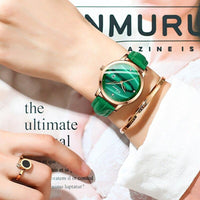 Relógio Feminino Female à Prova D'água - Pulseira em Couro Sintético Quartz - Miss Bella Store - Miss Bella Store