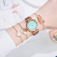 Relógio Feminino Luxury Premium + 3 Braceletes Grátis - Miss Bella Store - Miss Bella Store