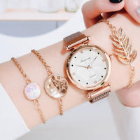 Relógio Feminino Luxury Premium + 3 Braceletes Grátis - Miss Bella Store - Miss Bella Store