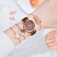 Relógio Feminino Luxury Premium + 3 Braceletes Grátis - Miss Bella Store - Miss Bella Store