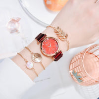 Relógio Feminino Luxury Premium + 3 Braceletes Grátis - Miss Bella Store - Miss Bella Store