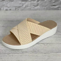 Sandália Feminina Cross - Elegante Confortável Moda Casual - Miss Bella Store - Miss Bella Store