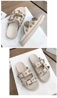 Sandália Feminina Victória - Conforto e Estilo em um Modelo Birken com Detalhes - Miss Bella Store - Miss Bella Store
