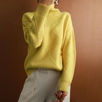 Suéter Feminino Diana Tricô Detalhado - Elegância e Conforto para o Inverno! - Miss Bella Store - Miss Bella Store