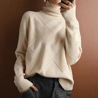 Suéter Feminino Diana Tricô Detalhado - Elegância e Conforto para o Inverno! - Miss Bella Store - Miss Bella Store