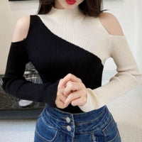 Suéter Feminino Lili Tricô com Detalhe no Ombro - Estilo e Conforto para o Inverno! - Miss Bella Store - Miss Bella Store