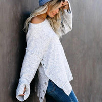 Suéter Feminino Mary Tricô com Botão Lateral - Conforto e Estilo para o Inverno! - Miss Bella Store - Miss Bella Store