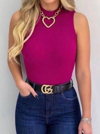 Tricot Garrafinha Blogueirinha Gola Alta - Miss Bella Store - Miss Bella Store