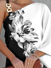 Vestido Feminino Alexia Curto com Manga única e Detalhe - Miss Bella Store - Miss Bella Store