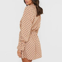 Vestido Feminino Bárbara - Curto com Estampa Poá | Vista - se com charme e elegância! - Miss Bella Store - Miss Bella Store