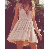 Vestido Feminino Bianca Curto Decote Costas Rodado Primavera e Verão - Miss Bella Store - Miss Bella Store