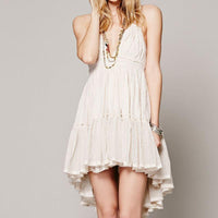 Vestido Feminino Bianca Curto Decote Costas Rodado Primavera e Verão - Miss Bella Store - Miss Bella Store