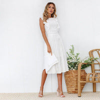 Vestido Feminino Elisa Romântico Midi - Elegância e Romantismo em um Só Vestido - Miss Bella Store - Miss Bella Store