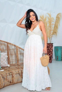 Vestido Feminino Esther Modelo Longo Verão - Miss Bella Store - Miss Bella Store