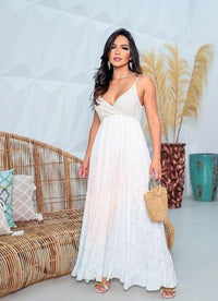 Vestido Feminino Esther Modelo Longo Verão - Miss Bella Store - Miss Bella Store