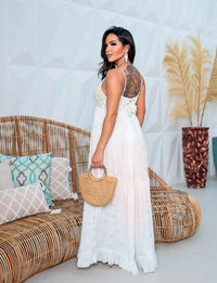 Vestido Feminino Esther Modelo Longo Verão - Miss Bella Store - Miss Bella Store