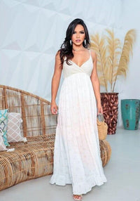 Vestido Feminino Esther Modelo Longo Verão - Miss Bella Store - Miss Bella Store