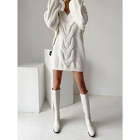 Vestido Feminino Frozen Tricô | Conforto e Estilo para o Seu Inverno - Miss Bella Store - Miss Bella Store