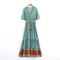 Vestido Feminino Indiano Primavera/Verão: Exótico e Elegante! - Miss Bella Store - Miss Bella Store