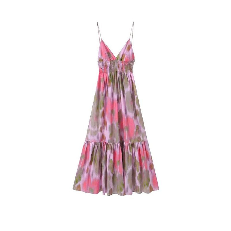 Vestido Feminino Rosa Zevity - Miss Bella Store - Miss Bella Store